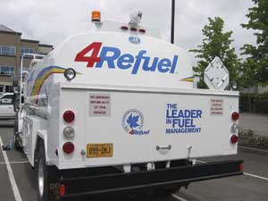 4Refuel corporate trucks run on B5