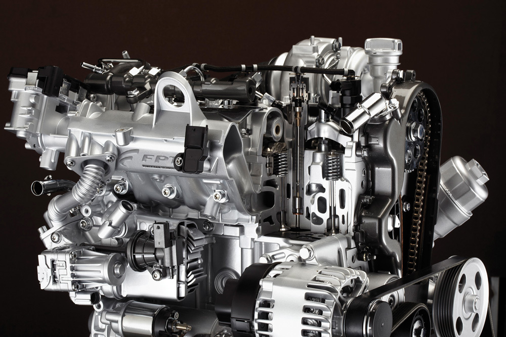 ITALIAN INNOVATION: Fiat\&#39;s 1.3L Multijet II engine is one of the company\&#39;s signature developments in common rail technology.
