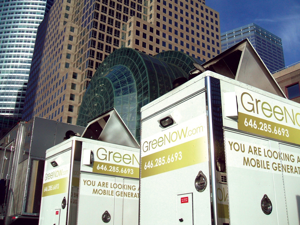 GREEN CONCERTS: GreeNow uses B100 in its mobile power gensets, which power concerts and other events in New York City and the Northeast.
