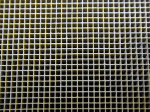 Close up of a 400-cells-per-square-inch NOx trap