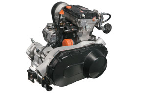 Lombardini's LDW 702 diesel engine generates 30 pounds per foot of torque, has 17.82 horsepower and weighs 145 pounds.