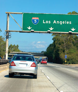 Seventy percent of pollution in the Los Angeles area comes from mobile sources.