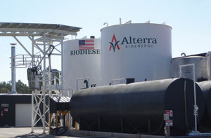 Alterra Bioenergy Resources Corp. owns a 15 MMgy methyl ester conversion facility in Gordon, Ga.