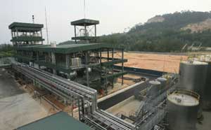 Mission Biofuels currently operates this 100,000-metric-tons-per-year (approximately 30 MMgy) biodiesel facility in Malaysia.