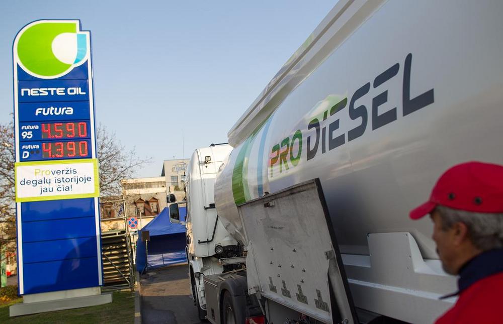 Neste Oil renewable diesel blends now available in Lithuania