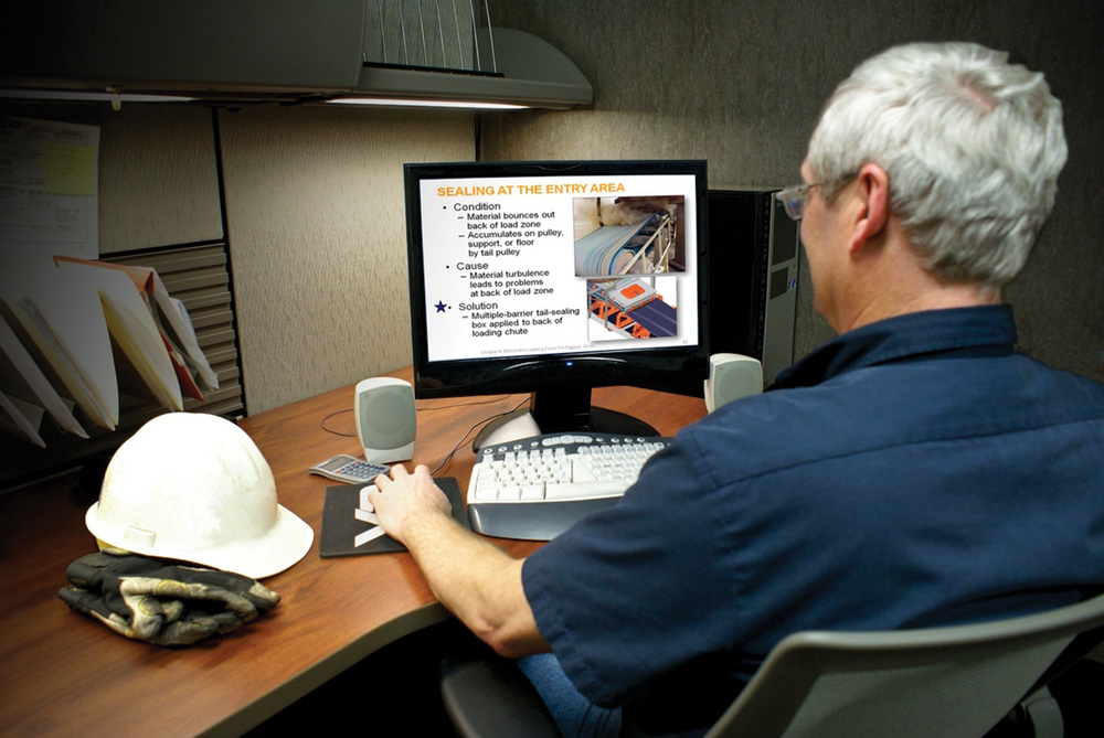 ONLINE OPERATION: Martin Engineering is offering online workshops to help improve safety, performance and payback of its conveyors. 