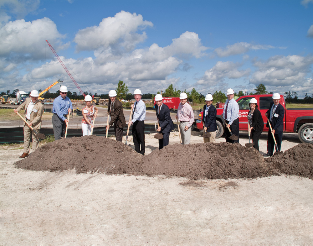 EARTH MOVING: A groundbreaking ceremony was held at the Gainesville Renewable Energy Center in Gainesville, Fla., in October. Once it's completed, the GREC will be one of the largest biomass power facilities in the U.S., producing 100-megawatts of el