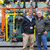 Tucker RNG system inventor Richard Tucker (right) and Nate Anderson, project director of the Rocky Mountain Research Station Biomass Research Development Initiative, stand in front of Tucker RNG.