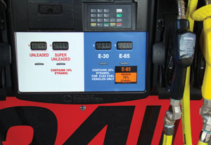 Blender pumps like this one can be found at filling stations in Watertown, Redfield and Webster, S.D. The pumps are now being installed in Minnesota.