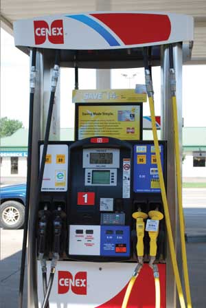 According to CHS Inc., ethanol blender pumps located at Cenex brand retail sites must be clearly labeled to show that mid-grade ethanol blends are for use in flex-fuel vehicles only. 