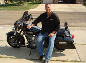 Craig Ammann, KL Process Design Group director of marketing and distribution in Sioux Falls, S.D., worked with a Harley-Davidson dealership to convert his 2004 Electra Glide Harley motorcycle to run on E85.