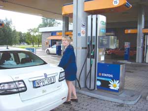 In Sweden, the government says it is spending ?69 million ($91 million) to ensure that there will be 2,000 E85 fueling stations by the end of this year - approximately the same number of E85 fueling stations in all of the U.S. as of May./PHOTO: CHRIS