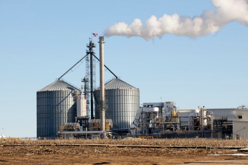 ethanol production plant