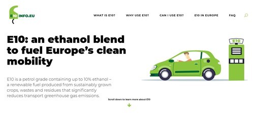 European ethanol industry launches new E10 consumer resource | Ethanol ...