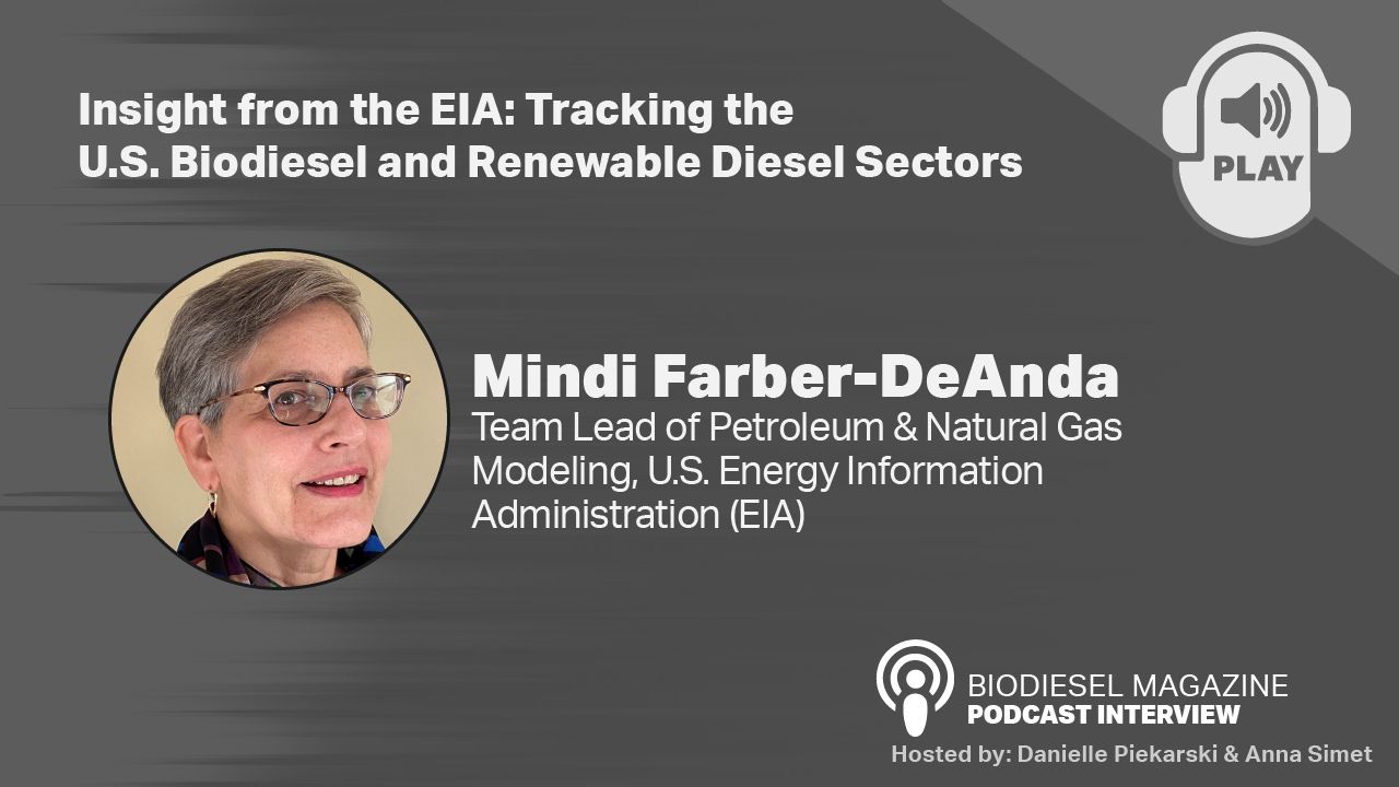 Insight from the EIA: Tracking the U.S. Biodiesel and Renewable Diesel Sectors thumbnail