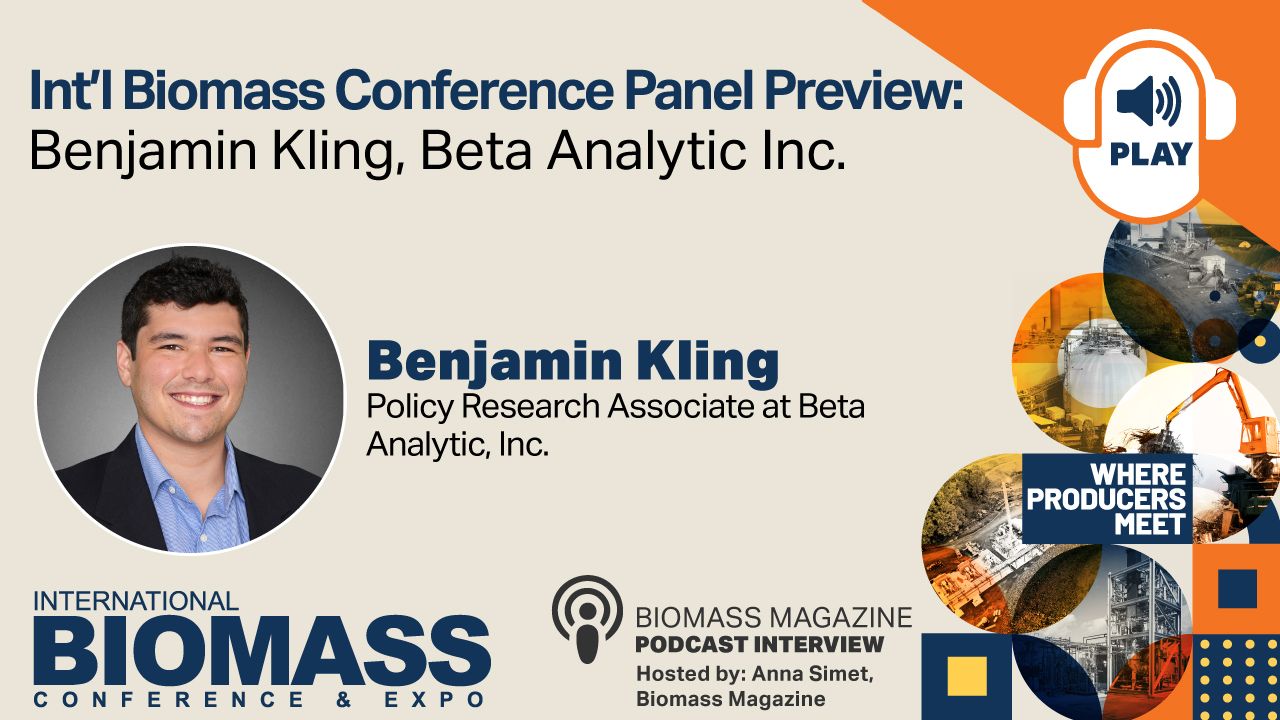 International Biomass Conference Panel Preview: Benjamin Kling, Beta Analytic Inc. thumbnail