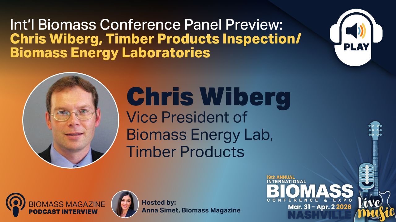 IBCE26 Panel Preview: Chris Wiberg, Timber Products Inspection/Biomass Energy Laboratories thumbnail