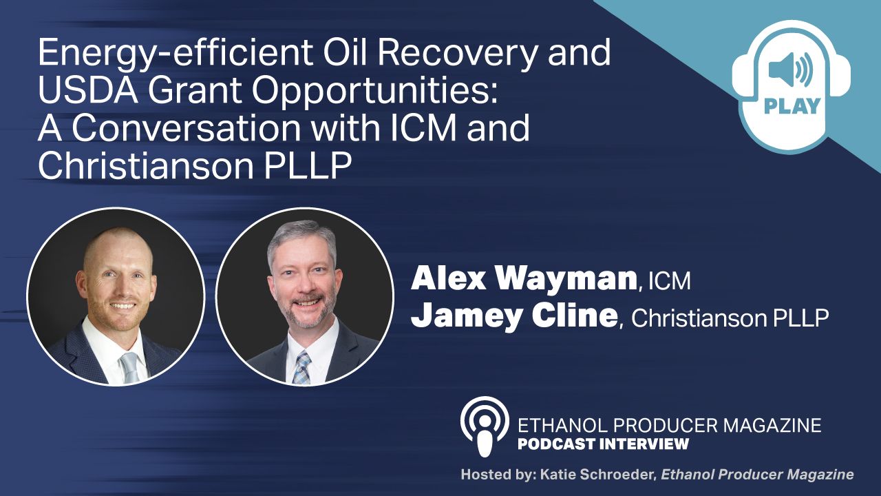 EPM's Podcast Series Energy-efficient Oil Recovery and USDA Grant Opportunities: A Conversation with ICM and Christianson PLLP thumbnail