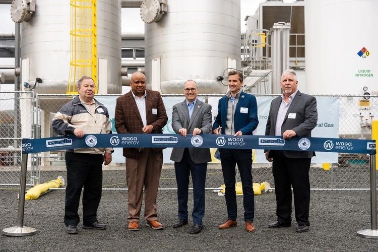 Casella Waste Systems and Waga Energy unveil RNG facility at